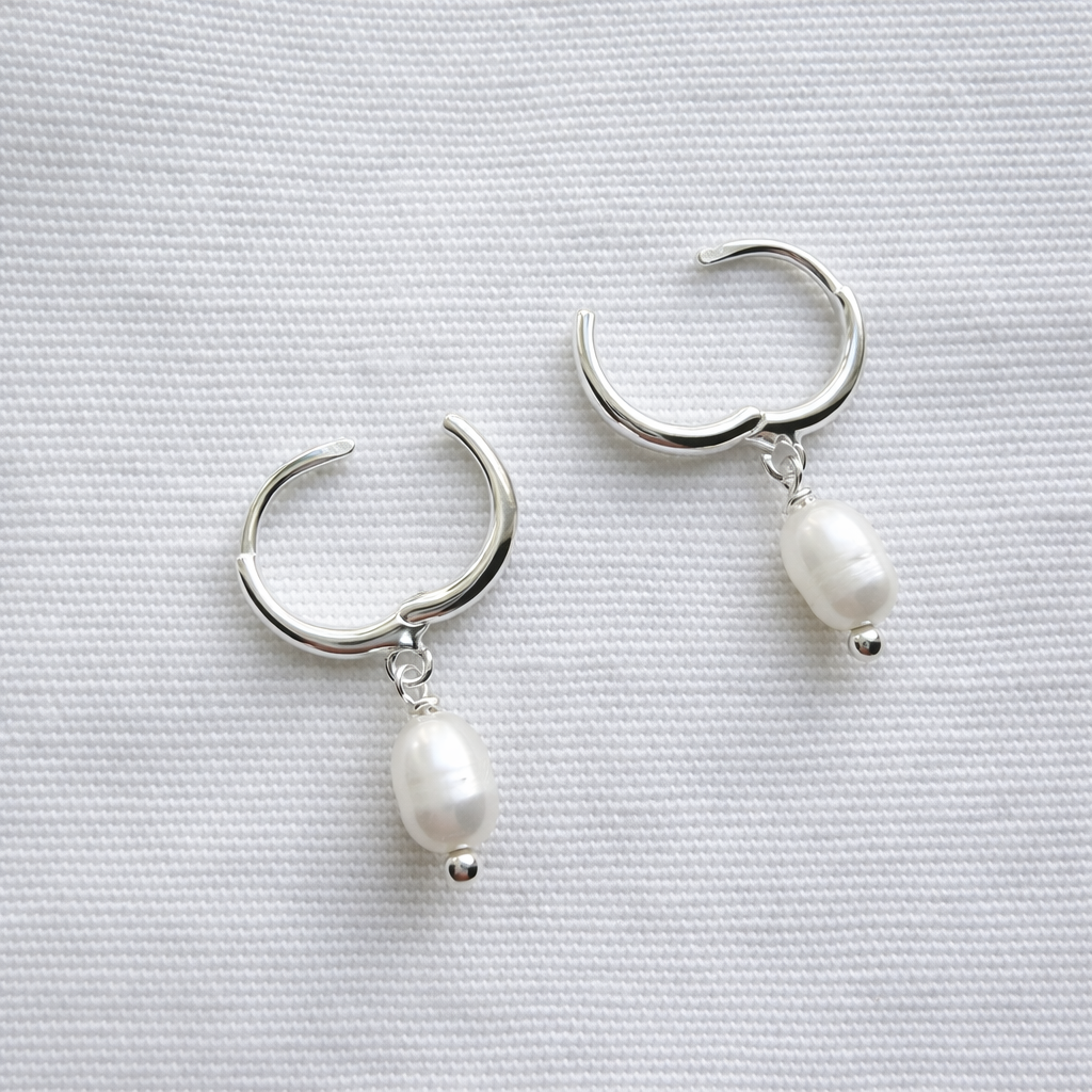 Pearl Hoops