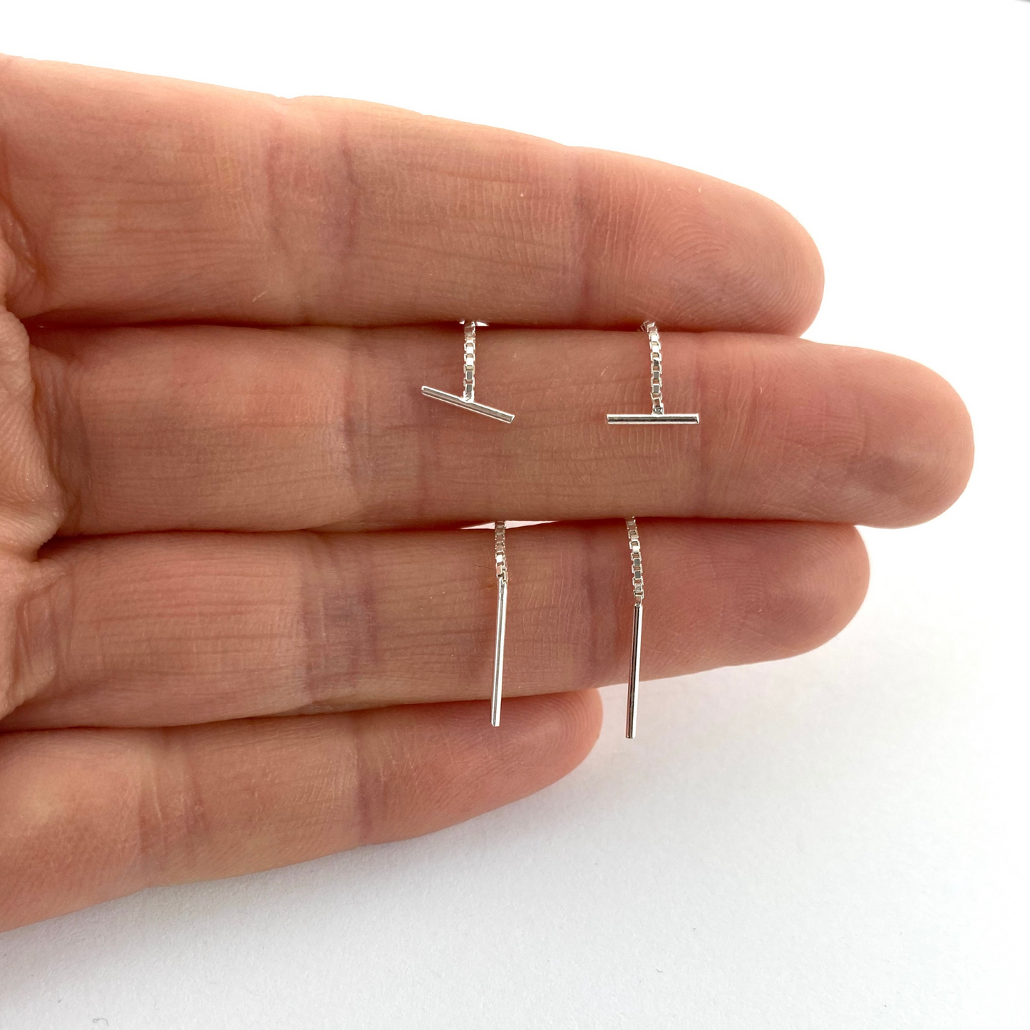 Bar Thread Earrings