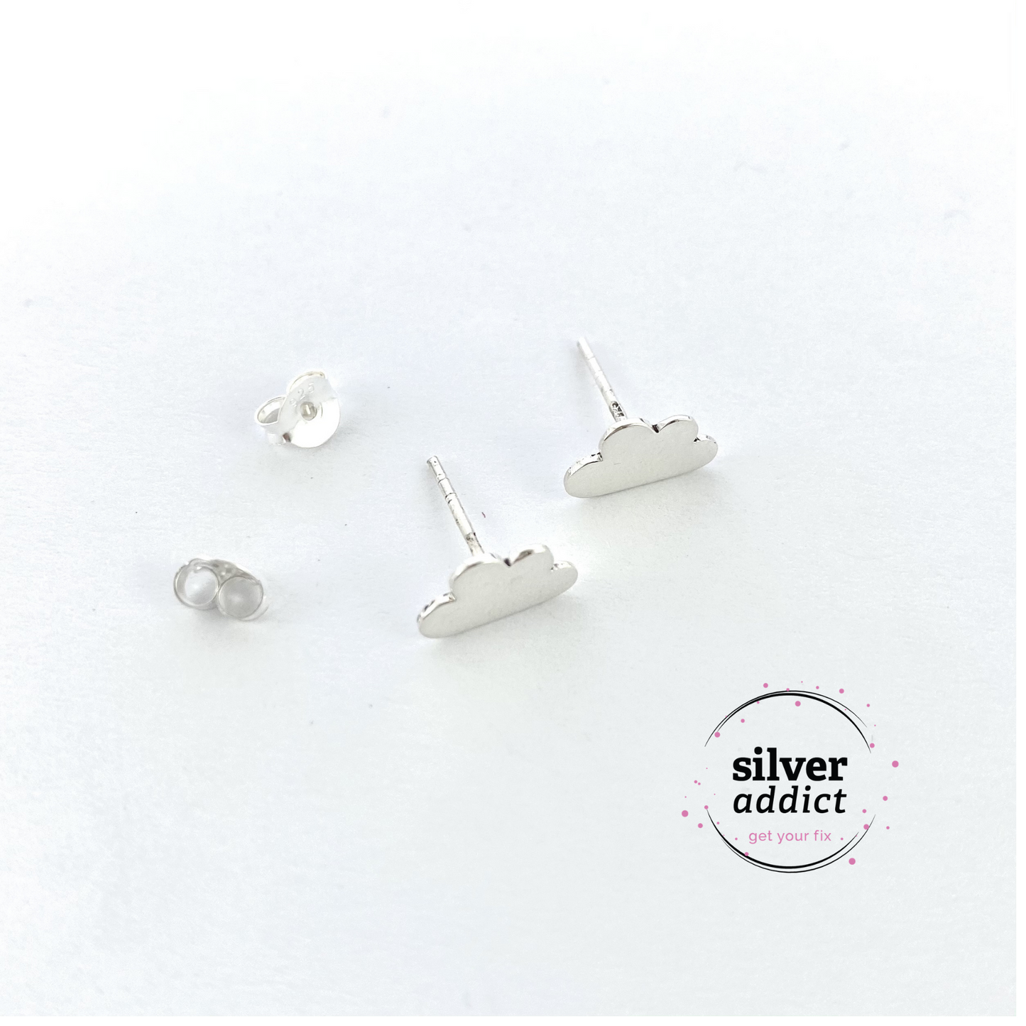 Cloud Stud Earrings