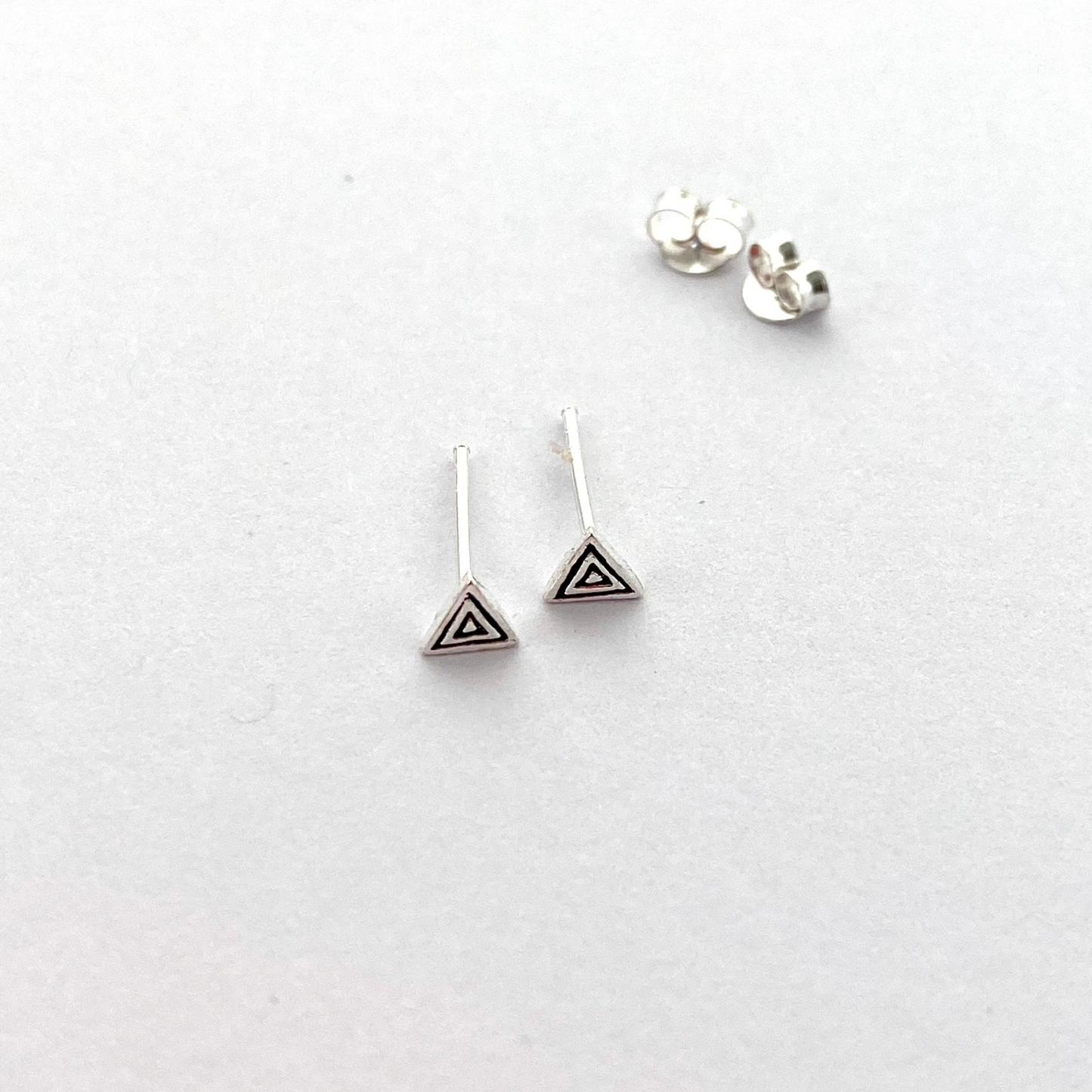 Triangle Stud Earrings