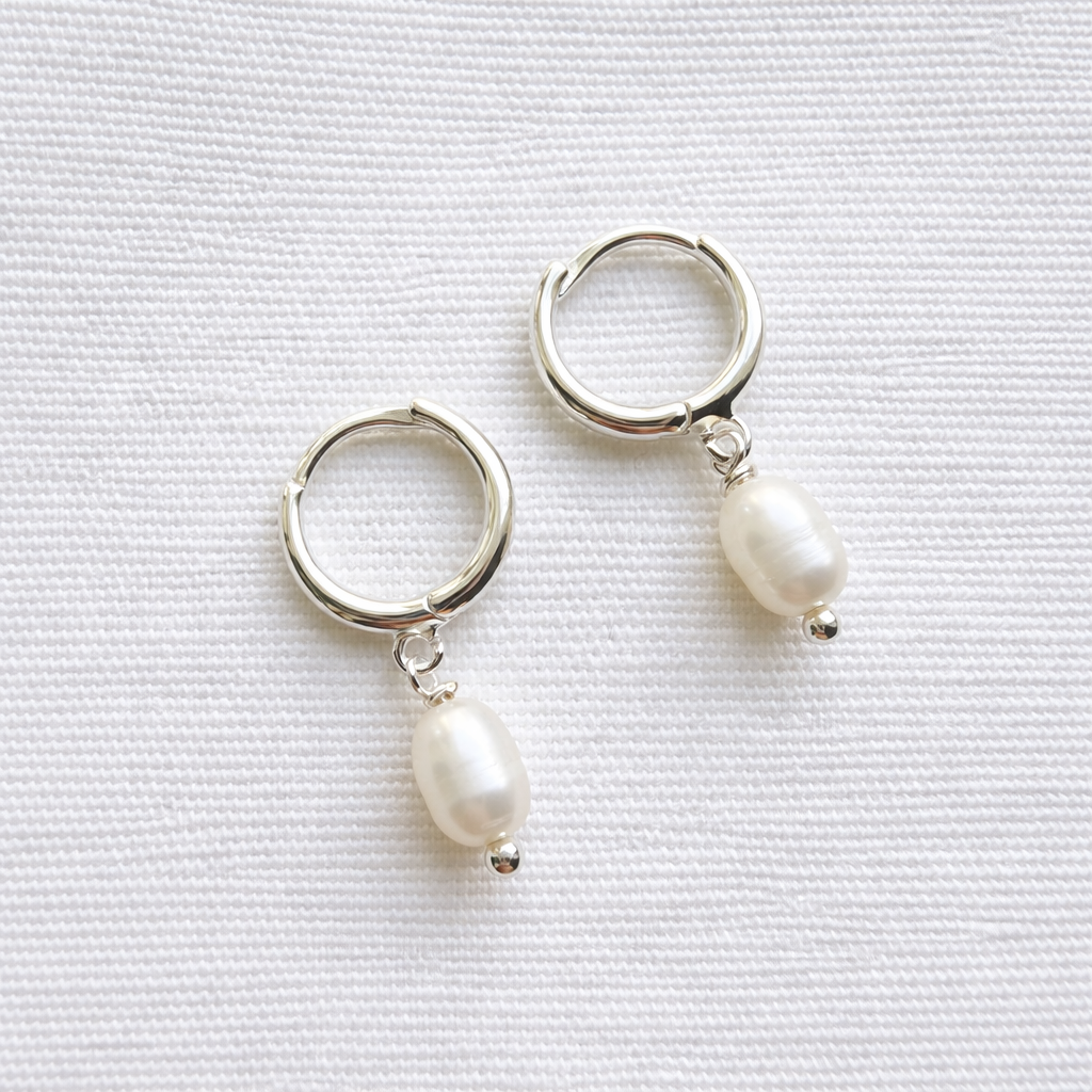 Pearl  Hoops