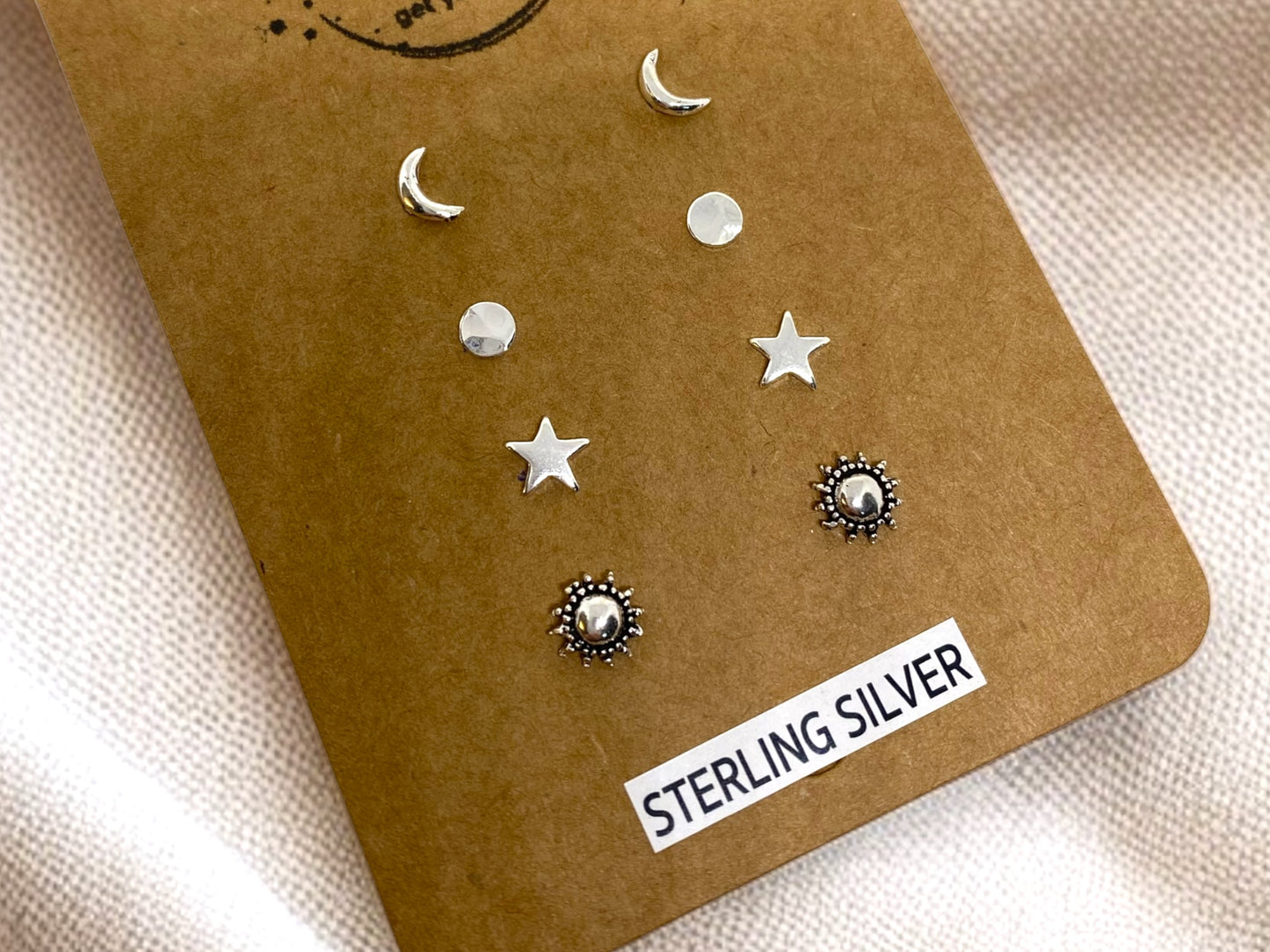 Celestial Small Stud Earring Set