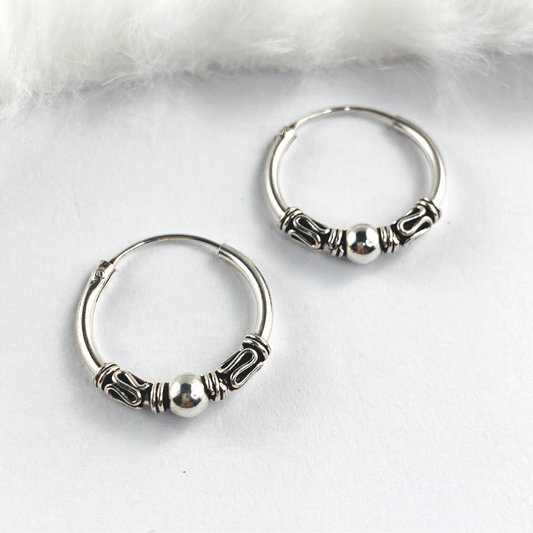 Sterling Silver Hoop Earrings