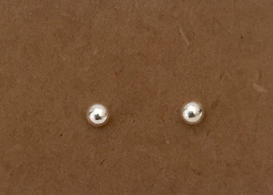 Sterling Silver Mismatched Sun Moon Stud Earrings